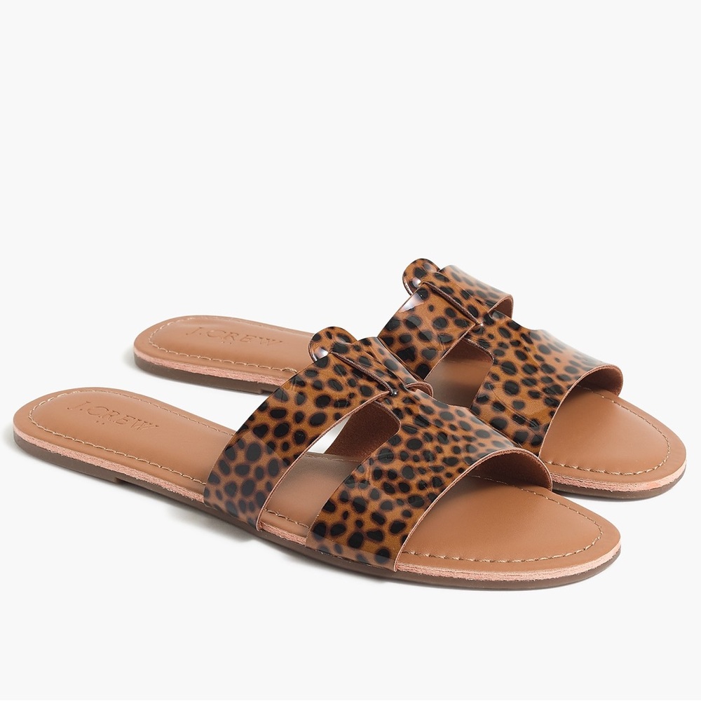 J. Crew Tortoise Beachside Slide Sandals